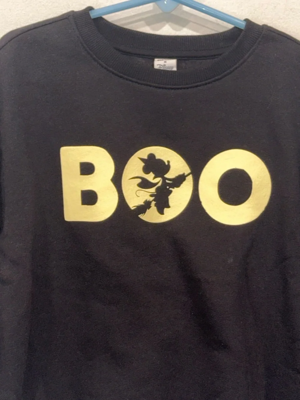 Old Navy x Disney Minnie Mouse Witch Boo Halloween Moon Sweatshirt NEW Sz 4T